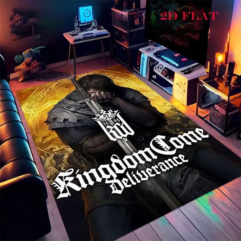 Kingdom Come Deliverance Carpet Rug for Living Room Bedroom Home Sofa Decoration,Kids play Nonslip Floor Mat