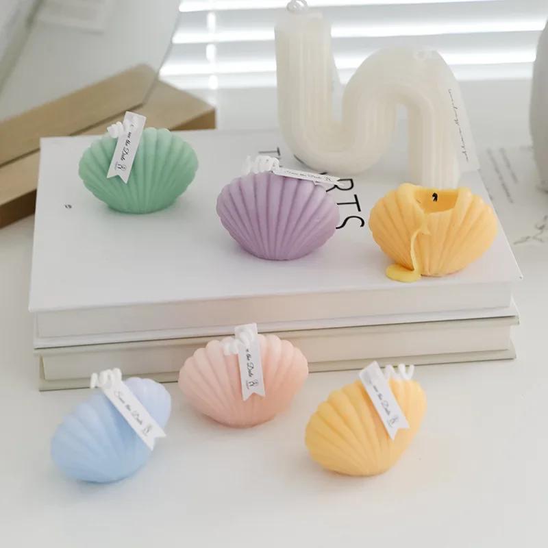 Shell Scallop Silicone Mold Creative DIY Chocolate Candy Molds Kitchen Baking Cake Decoration Mold Candle Handmade Soap Mould