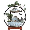 Lucky Water Fountain Decoration Creative Home Lamp Ring Backflow Incense Office Entrance Fortune Desktop Opening Gift