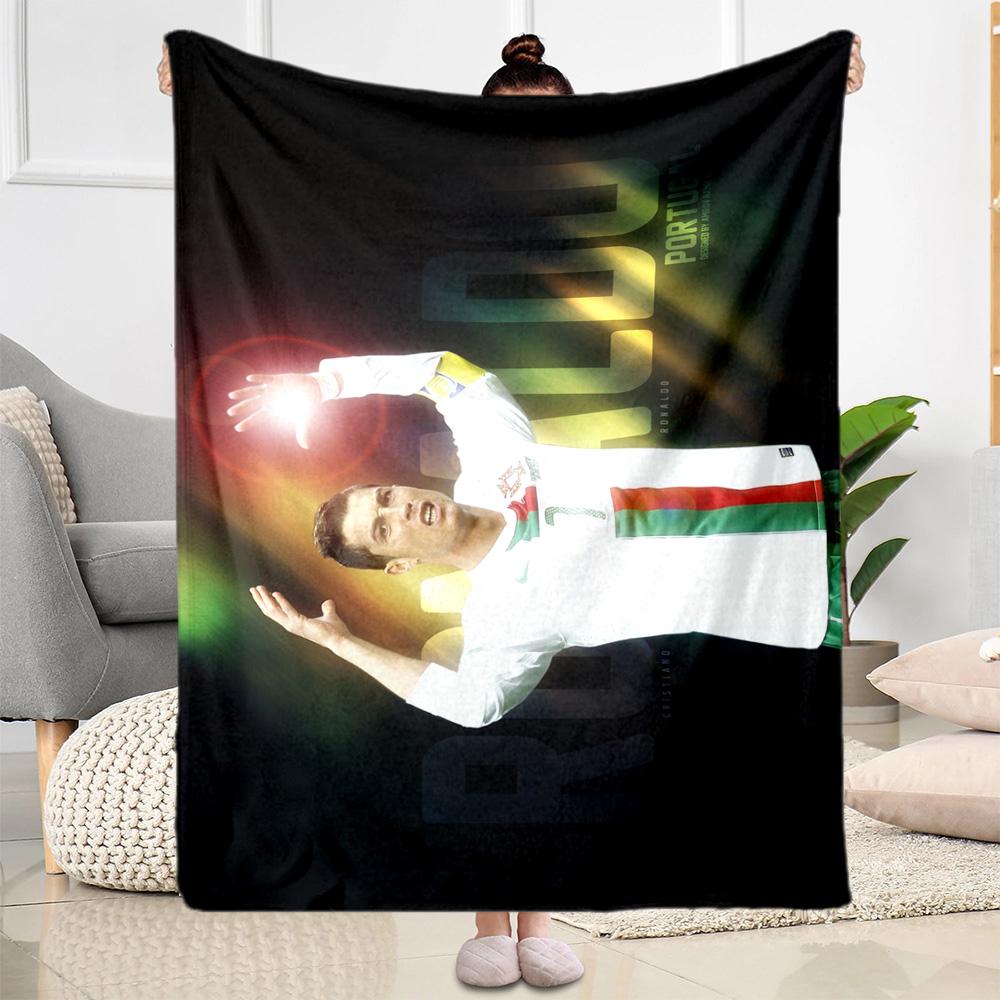 Cristiano Ronaldo's Legacy Blanket Ultra-Soft Suitable for Office Office Chair Seaside for All Seasons Digital Print