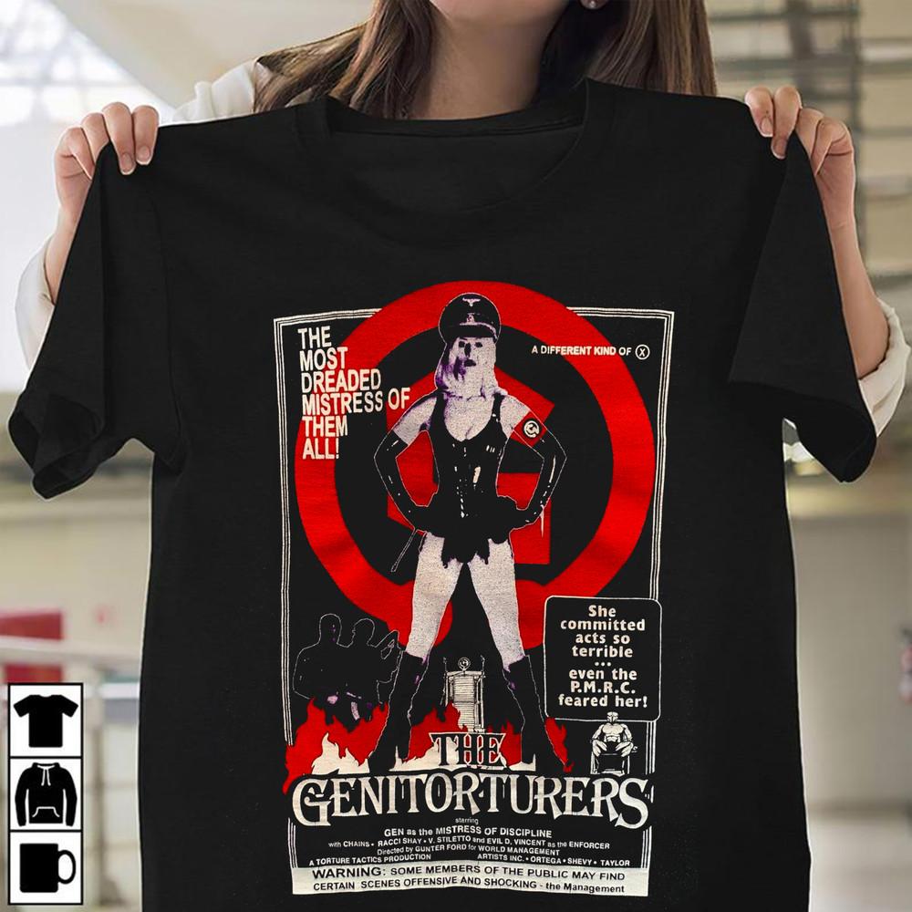 Винтажная футболка группы Genitorturers 90-х Special S-4XL TT3402 Унисекс XXXXL