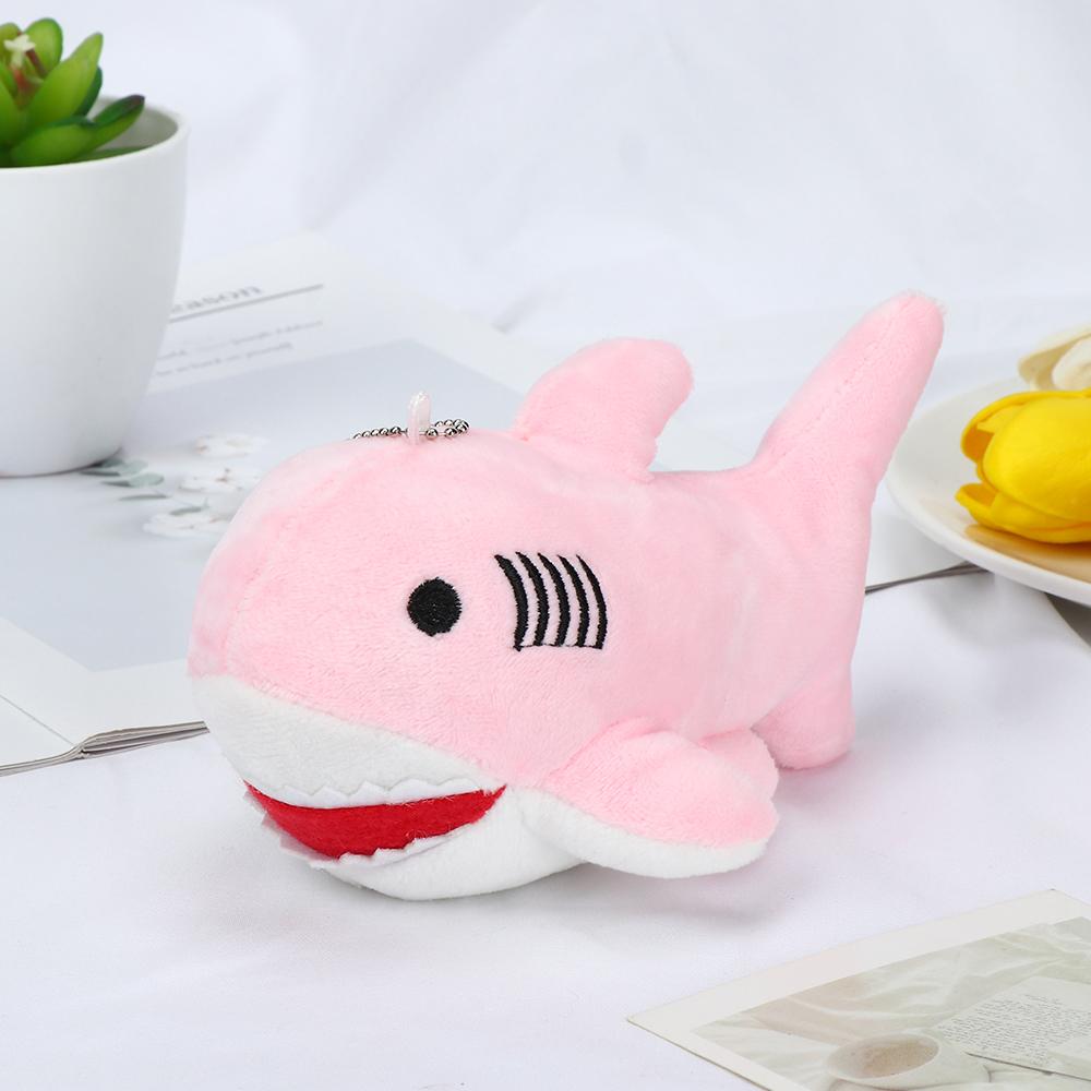 Marine Dyr Barn Gave Tegneserie Plysj Shark Doll Nøkkelring Utstoppet Hold Pute Ocean Fish Toy
