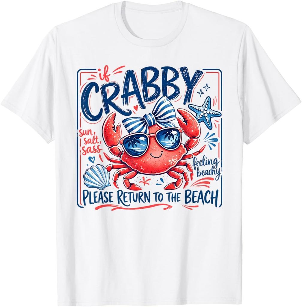 Wenn Launenhaft, Bitte Zurück zum Strand, Strand-Gefühl T-Shirt