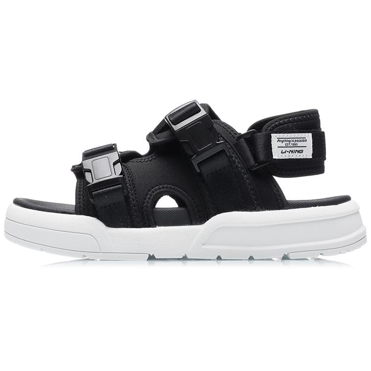 Li Ning Coca Beach Sandals Women's Black/White AGLR026-1