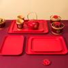 Fruit Plate, Living Room, Happy Candy Plate, Happy Plate For Wedding, Red Engagement Tray, Tea Wedding Supplies Daquan