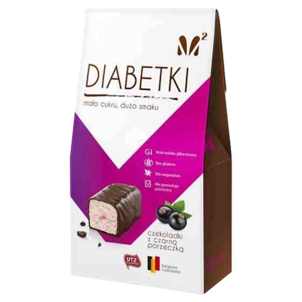 Blackcurrant Chocolates with Yogurt M2 Diabetki 100 G