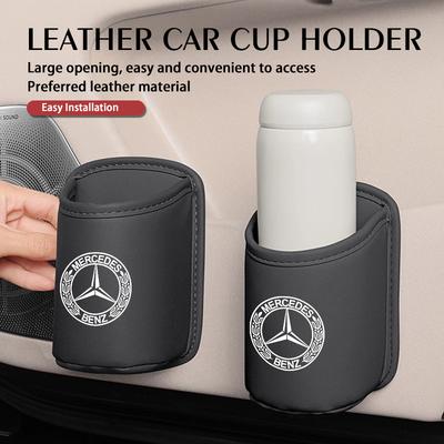 Car Door Cup Holder Storage Bin Drink Rack Auto Cup Holder Interior Accessories For Benz AMG VIANO GLB GLC W108 W124 W126 W169