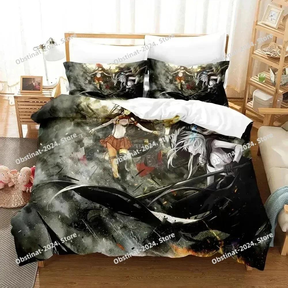 Anime Kantai Collection Bedding Set Print single Comforter Quilt Bed Cover Duvet Cover Pillow Case 3 Pieces Sets Kids Adult Size