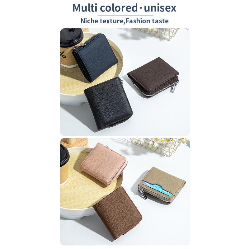 New Short Wallet Anti-theft Brush Women's Premium Wallet Multi-function Wallet