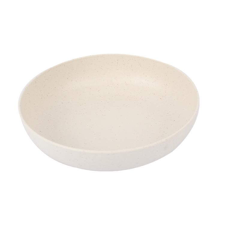 

Минималистичный круглый поднос для фруктовой кожуры и тарелка для семечек подсолнуха бежевый