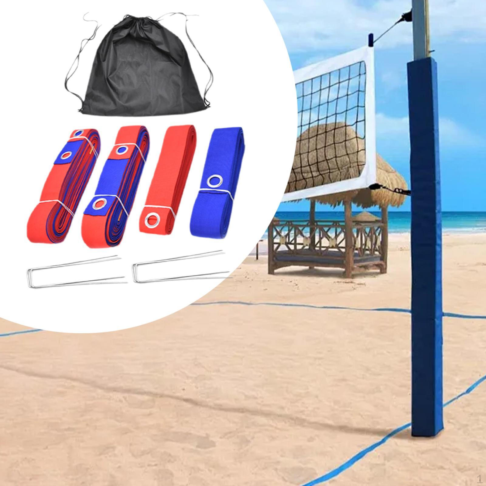 

Комплект для пляжного волейбола для занятий спортом на открытом воздухе Red and Blue