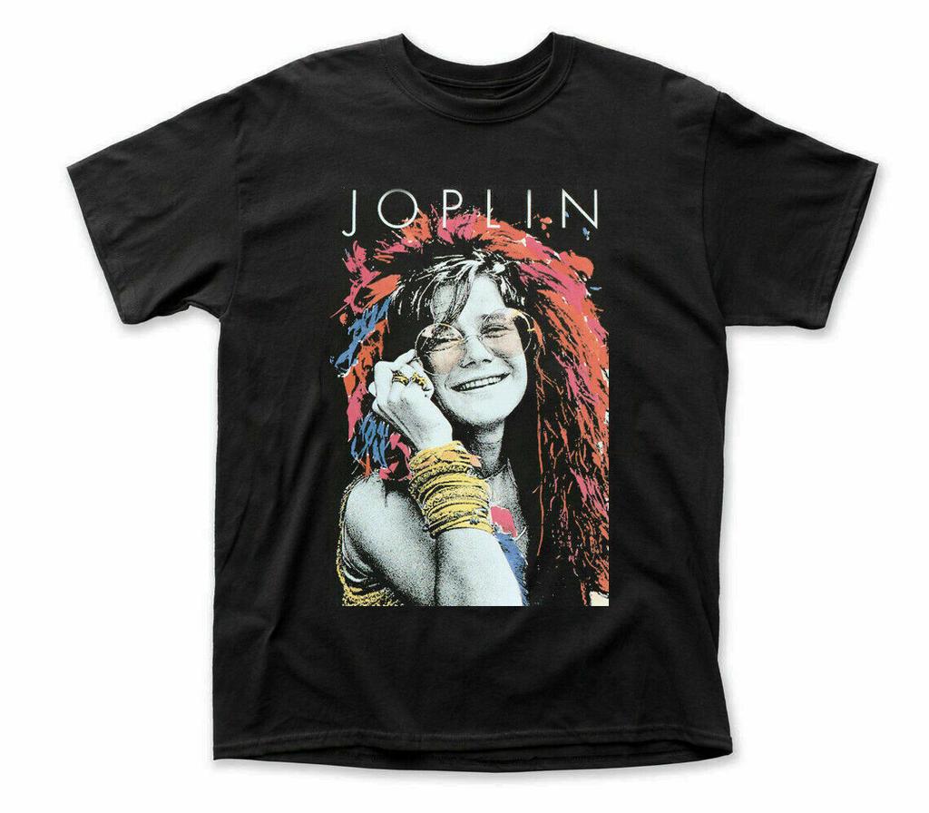 Janis Joplin Concert Poster Men T-shirt Balck Cotton All Sizes 1F159