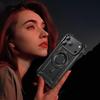 Funda Negra Dura de Grado Militar para Iphone 17 Pro Max Air 16 15 Plus Iphone17 14 13 12 Pro Iphone16 Cubiertas para Teléfono Móvil