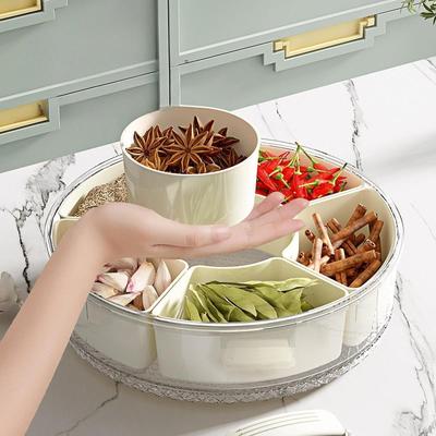Dried Fruits Tray Snack Dishes Storage Container Compartments Appetizer Serving