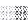 Aluminum S Hooks For Kitchen Gadget Space-saving Hooks Hanging Hooks Scratch Resistant 10 Pack Easy Installation