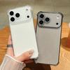 For iPhone 17 Pro Max Case Shockproof Clear TPU Silicone Soft Cover For iPhone 13 14 15 12 11 16e 17 Air Funda iPhone 16 Pro Max