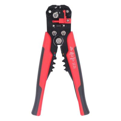 Automatic Wire Stripper 5 In 1 Cutter Crimper Peeling Puller Pliers Electrical Tool Red