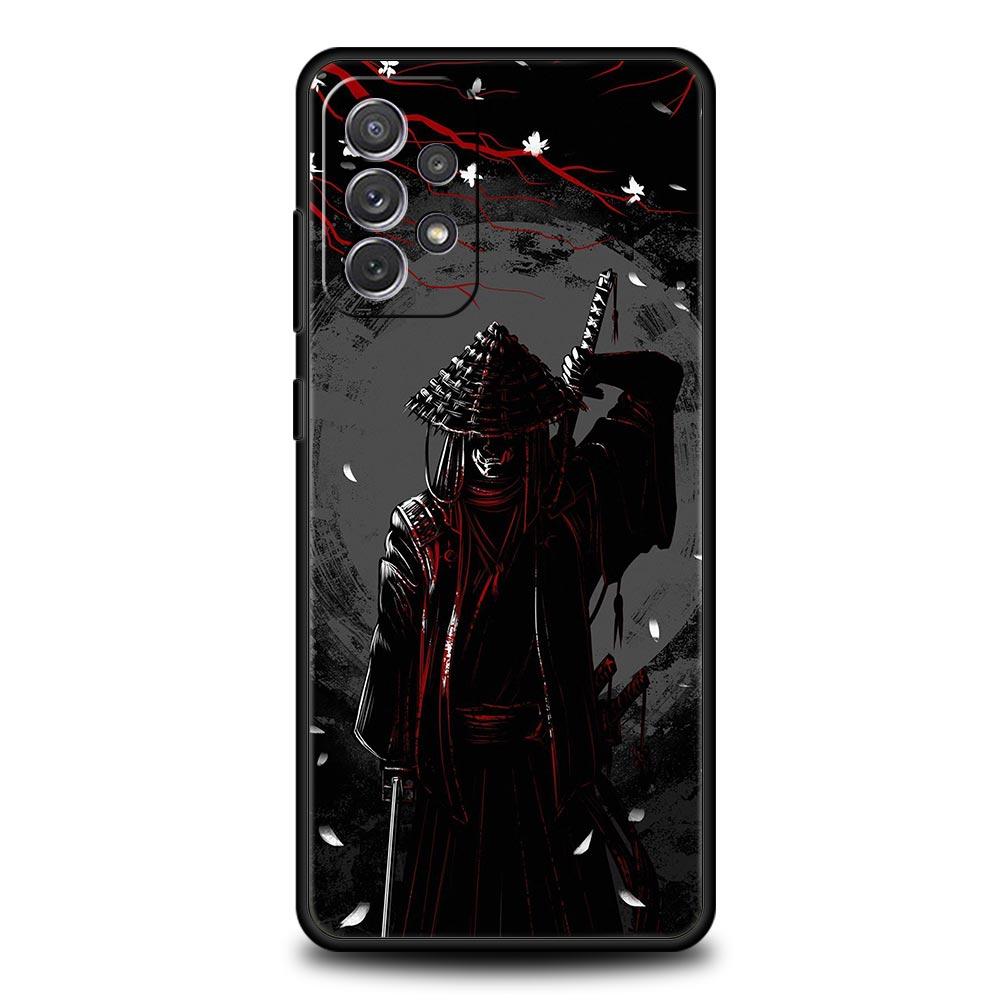Custodia per Telefono Maschera Hannya Samurai Fantasma Per Samsung A15 A13 A51 A71 A41 A31 A21S A03S A05 A35 A32 A55 A23 A25 A33 A53 A73 5G Cover