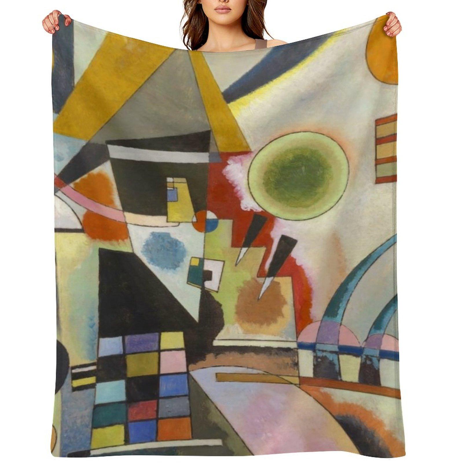 Wassily Kandinsky 4 Swinging Throw Blanket halloween Luxury Designer sofa bed Extra Large Throw Blankets 30x40in