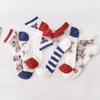 5 Pairs Women Sexy Socks Cute Cat Lace Socks Nylon Anime Y2k Socks For Girls Black Breathable Women Socks Sets