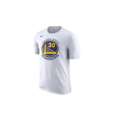 Nike Golden State Warriors NBA Gładka Koszulka z Okrągłym Dekoltem z Stephenem Curry Męskie Top Biały 870775-102