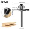 6 Handle 12 Handle Ball T-Knife Woodworking Milling Cutter Slotting Cutter Notch Cutter Begonia Angle Alloy Cutter Head Trimming Machine Tool Head