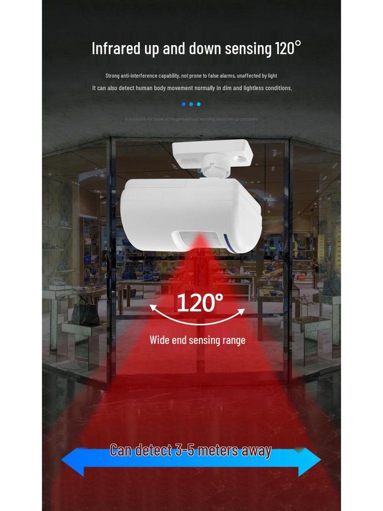 Smart Infrared Motion-Sensing Doorbell Alarm
