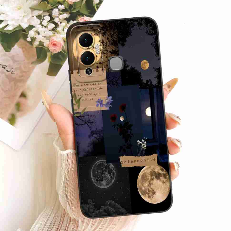 Casing For Infinix Hot 12 Play Cover X6816C X6816 Silicone Cat Dragon Pattern Case For Infinix Hot12 Hot 12 Play Shell Covers
