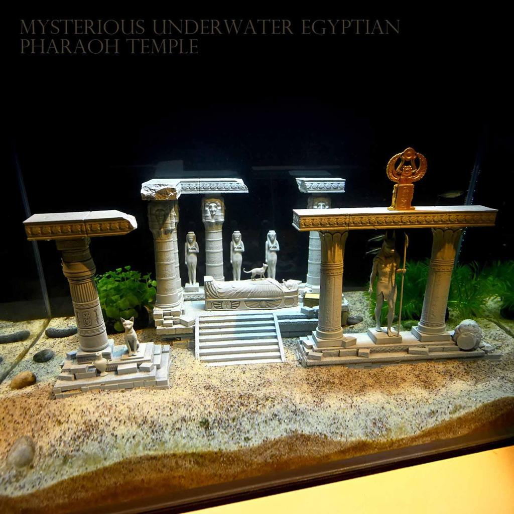 Statue As Aquarium Decoration, Decorative And Creative Landscaping, Resin Sculpture for Aquariums