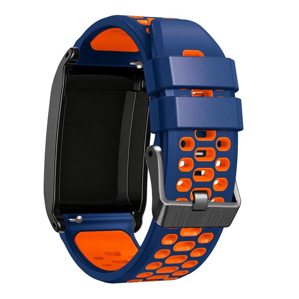 Měkký silikonový náhradní řemínek na zápěstí Kompatibilní s Whoop 5.0/MG Life Fitness Tracker Nastavitelný Odolný proti potu Sportovní