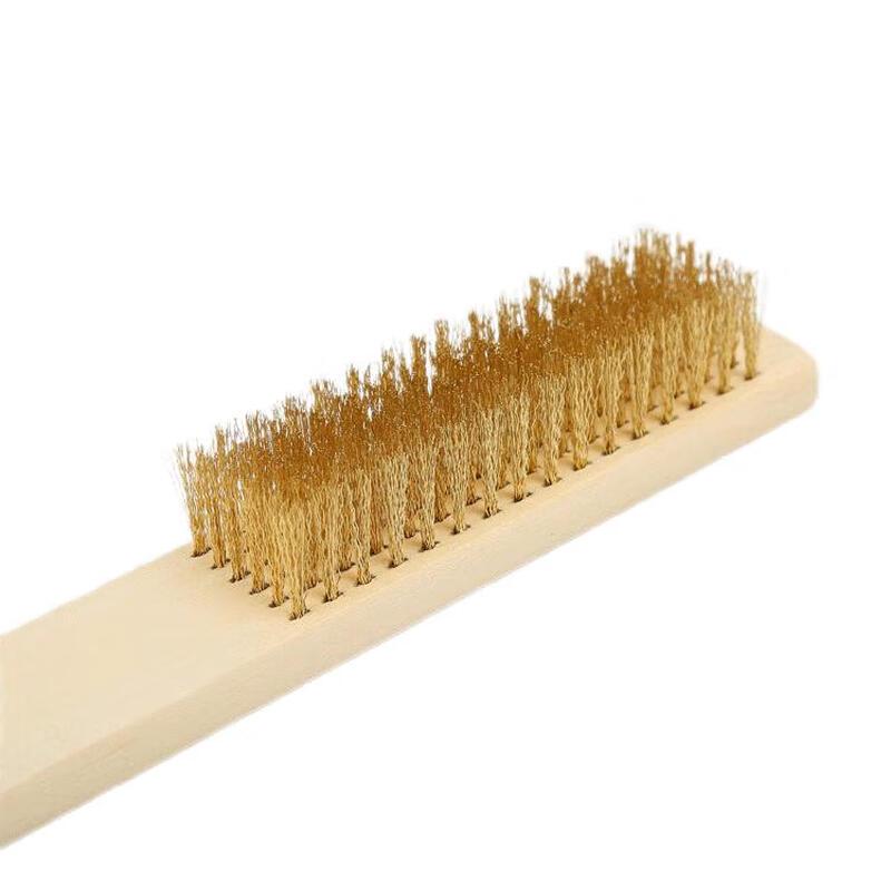 Chuxiao Copper Wire Wooden Handle Brush for Rust Removal