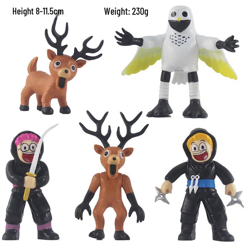 99 Nights Forest Elk Horror Game Figure Ornament