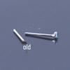 Boxed Copper-Plated Imitation Silver 2mm Rhinestone Stud Earrings in Korean Style (20 Pairs)