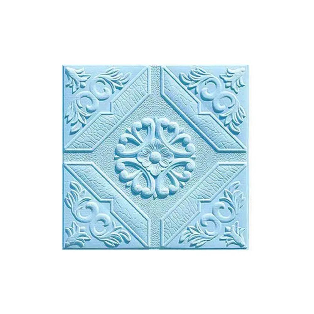 35*35cm Self Adhesive Wall Stickers for Living Room Bedroom Waterproof Sound Insulation 3D Foam Wallpaper Home Decoration