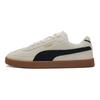 Puma Club II Era Casual Fashion Versatile Shock Absorbing Durable Lightweight Breathable Low-Top Skate Shoes Unisex Sneaker Beige Black 400717-10