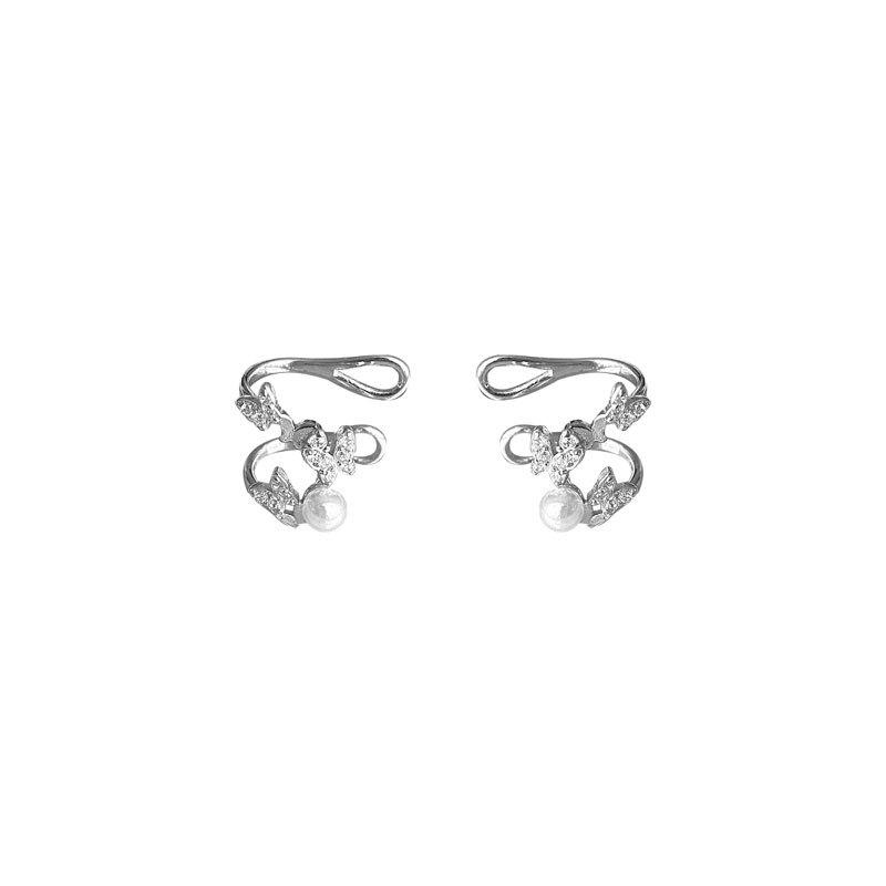 

Клипса-бабочка для женщин без пирсинга, ушная косточка, высококачественные серьги в стиле ниши, новый стиль