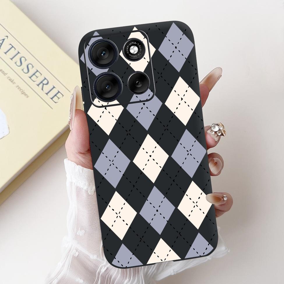 5G For Motorola Moto G56 G86 Cover For Motorola Moto G86 Case Silicone Fashion Butterfly Luxury Cute Funny Painted Back Cover