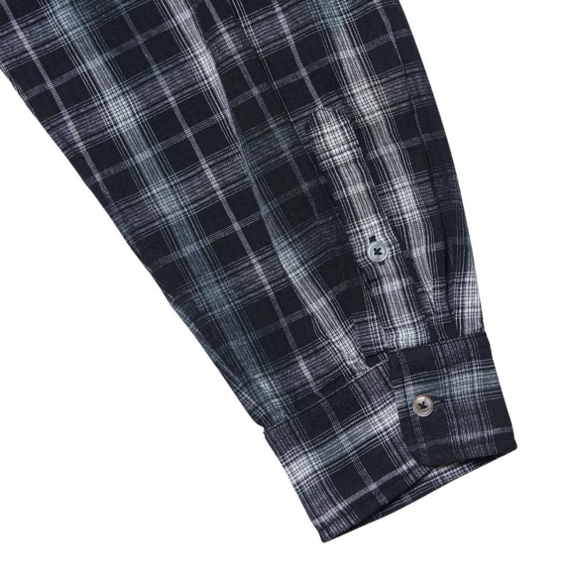 Nomanual O.d Check Shirt   Black