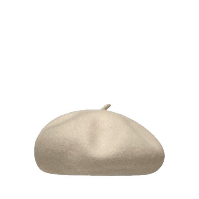 Autumn And Winter Korean Version Of High-Quality Woolen Painter Hat Women'S Cloud Hat Adjustable Versatile Three-Dimensional Wool Beret