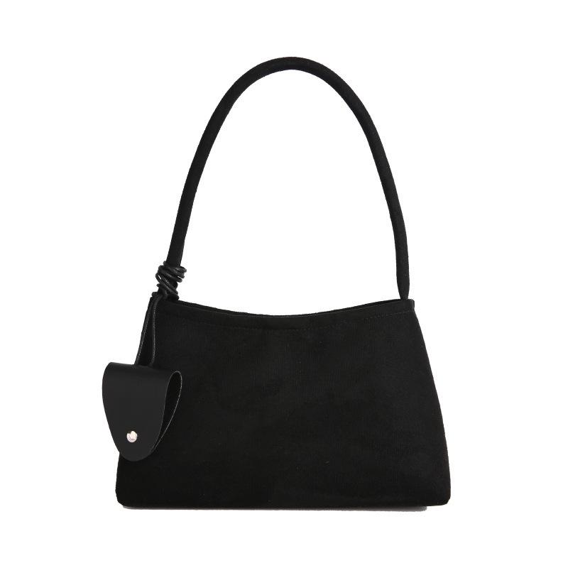 Premium suede underarm bag women's 2025 autumn and winter new trendy fashion versatile commuter portable tote bag