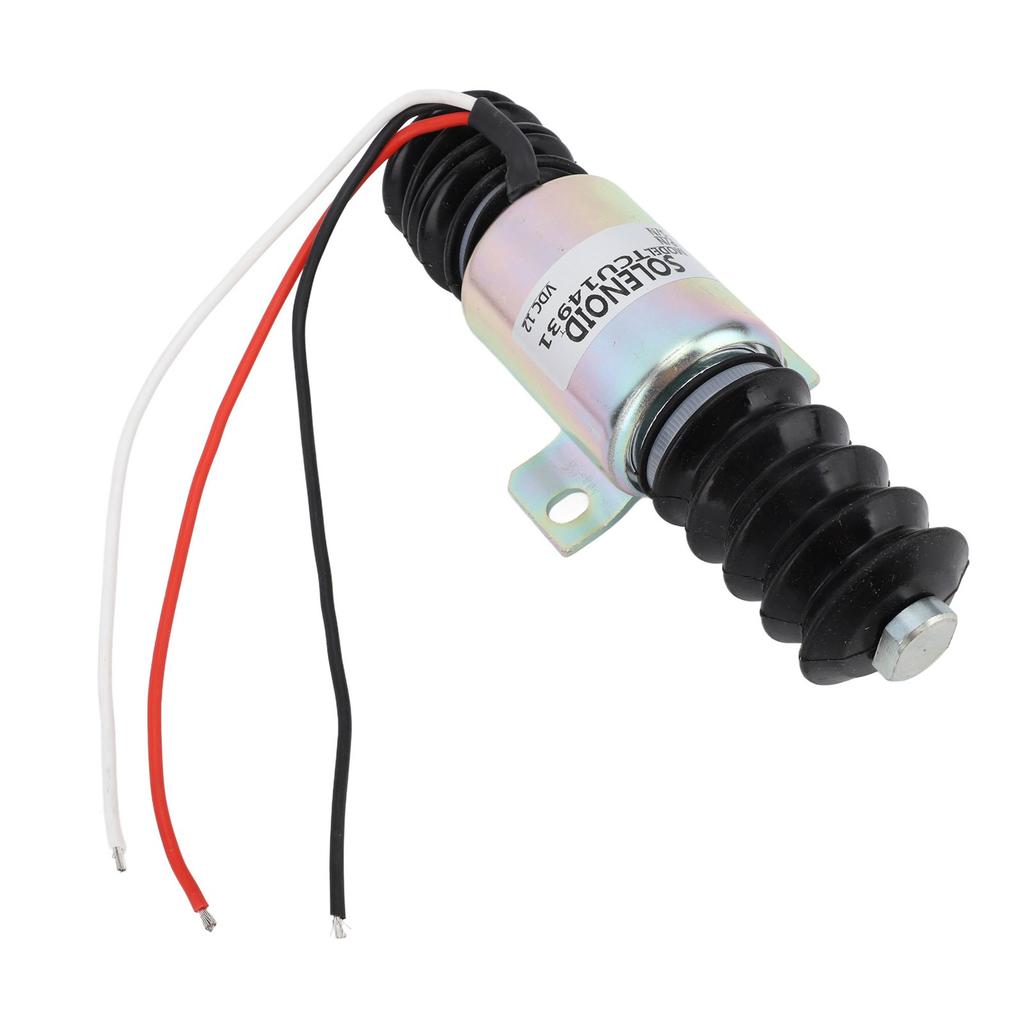 TCU14931 Electric Generator Flameout Solenoid Valve 12V 55mm Fuel Shutoff Solenoid Valve for