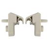 Staffa Parasole 2 Pezzi 735411088 Compatibile con Per Fiat Grande Punto Parti di Ricambio per Interni Auto per Montaggio Parasole