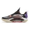 Anta Crazy Tide 5 Scarpe da Basket Uomo Low Top Ammortizzanti Resistenti all'Usura Sneaker Nera Viola 112411606-1