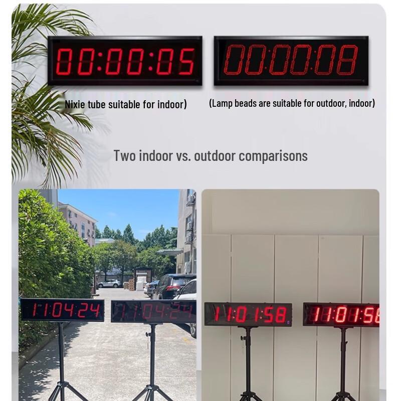 Ganxin LED Hand-Press Stopwatch Timer