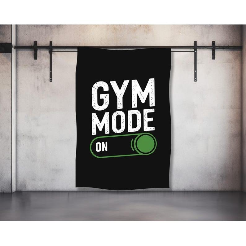 Fitness weightlifting tapestry 75x100 чёрный