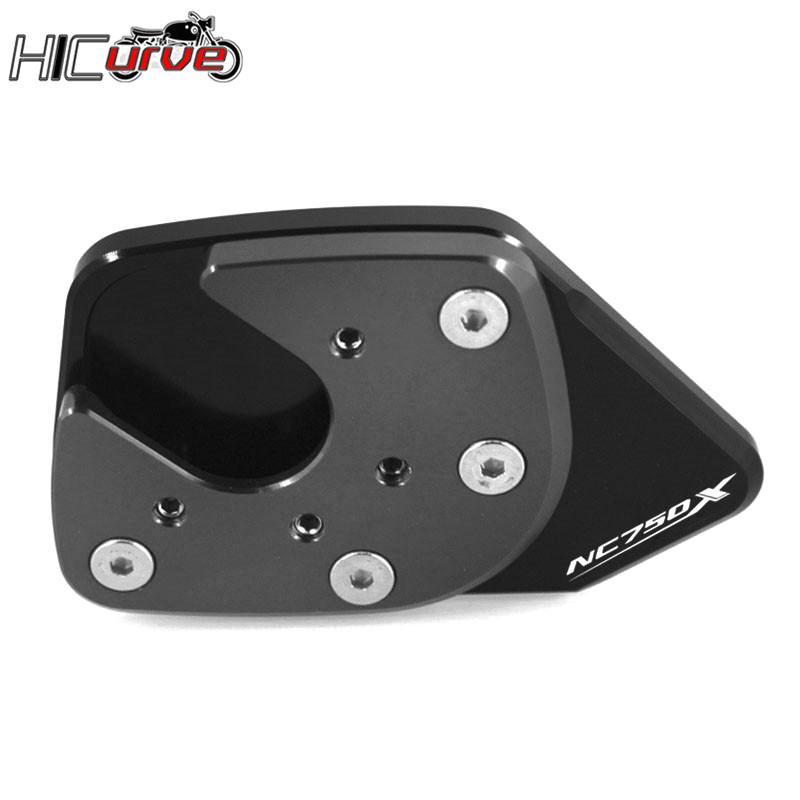Motorcycle Kickstand Foot Side Stand Extension Enlarger Pad Support Plate For HONDA NC750X NC 750X NC750 X 2017-2020 2019