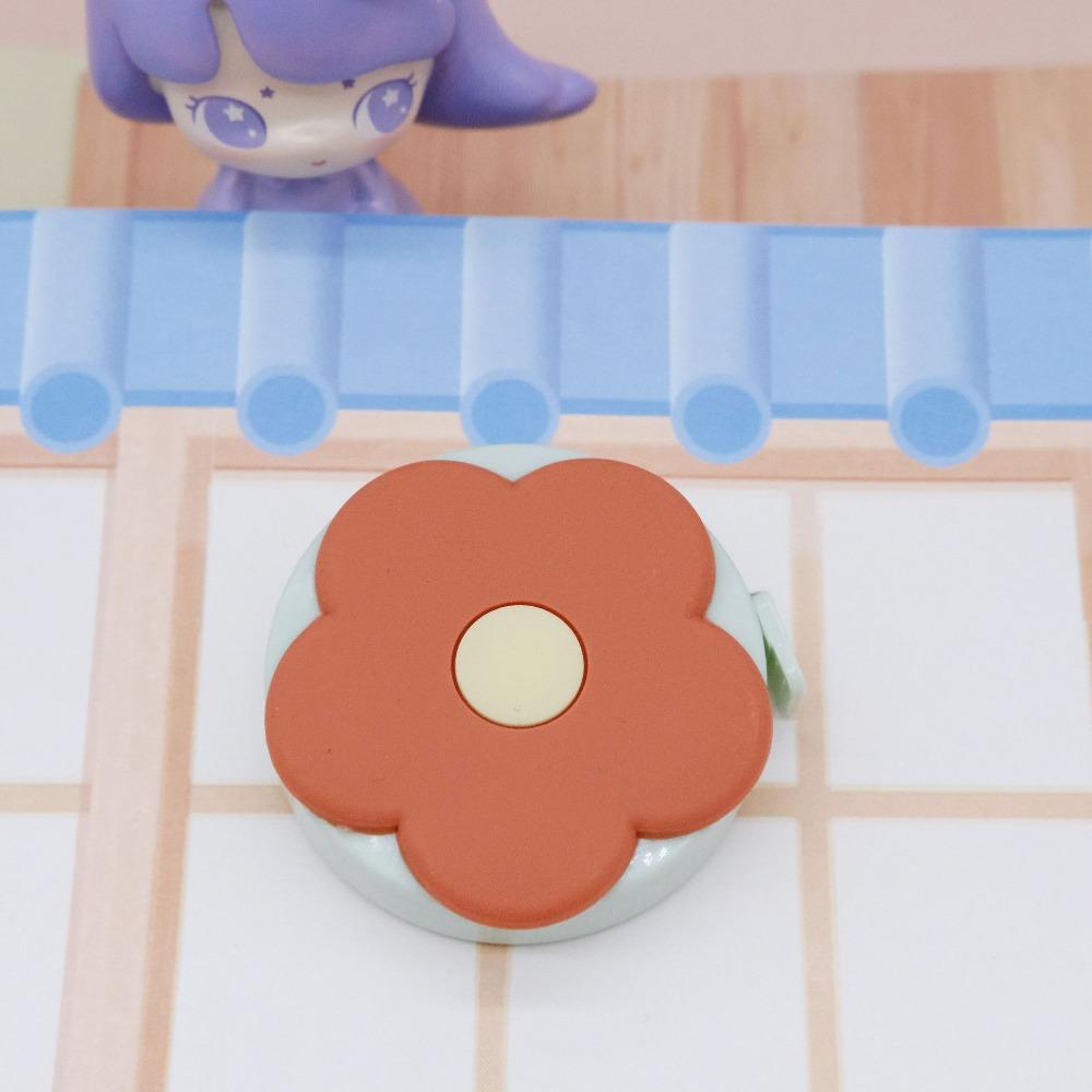 Retractable Mini Tape Measure Flexible Flower Tape Measure Cartoon Mini Tape Measure  Tailor