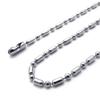 2.4mm Fashion Casual Necklace Exquisite Lightweight Silver Color