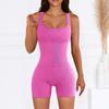 Tuta Slimming a Coste con Scollo Quadrato - Moda Donna Autunno/Inverno 2025