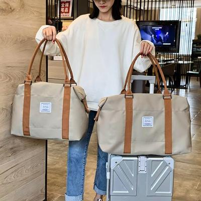 Stylish and Simple Sports Fitness Bag Dry and Wet Separation Yoga Bag Large Capacity Travel Bag Portable Storage Bag